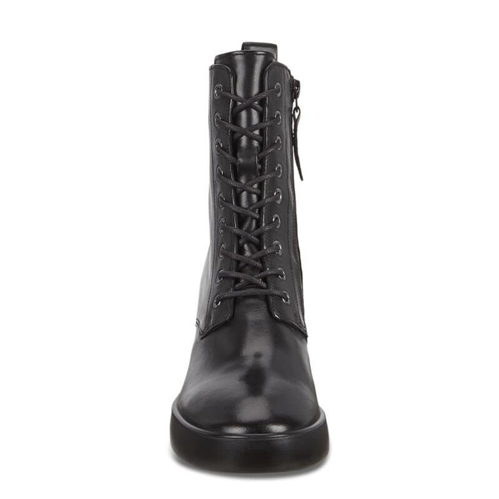 Botas Mujer - ECCO Shape Sculpted Motion 55 Lace-Up - Negros - OEH540918